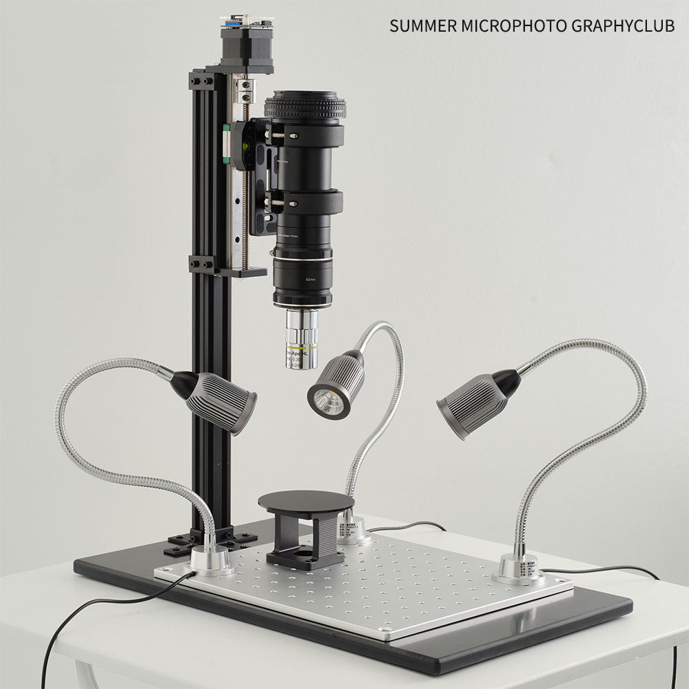 Microscope photography workbench